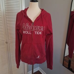 PRESSBOX Alabama Roll Tide Embroidery Vintage 1990s Hoodie Jacket Medium